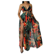 Load image into Gallery viewer, Tropical Long Dress