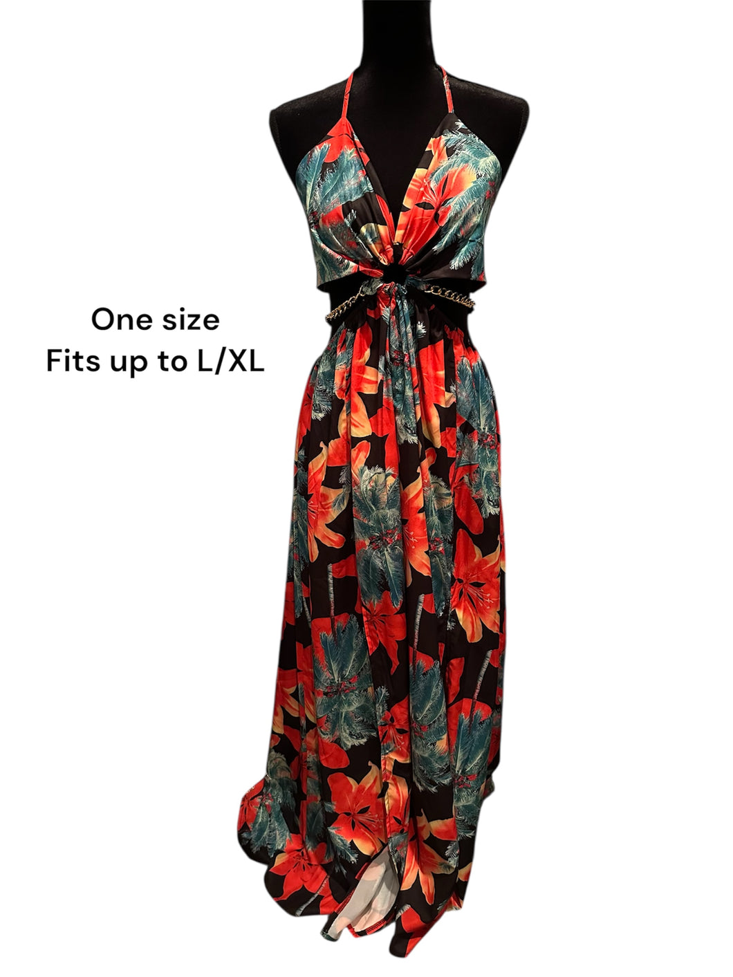 Tropical Long Dress
