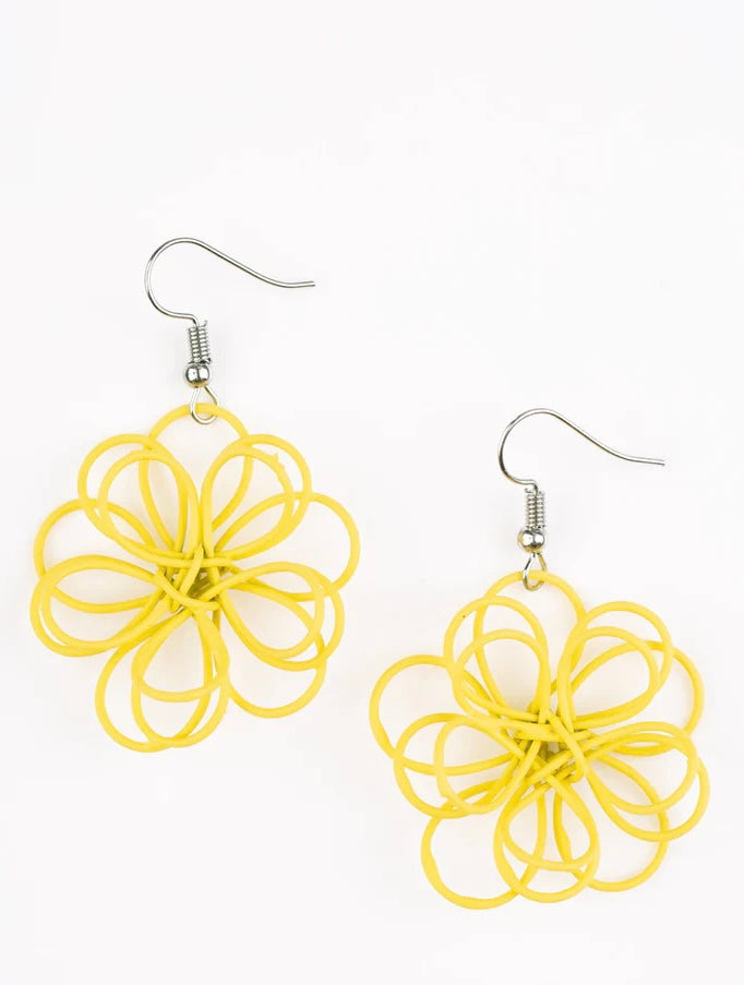 Midsummer Magic Yellow Earrings