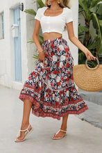 Load image into Gallery viewer, Bohemian Floral Print Skirt
