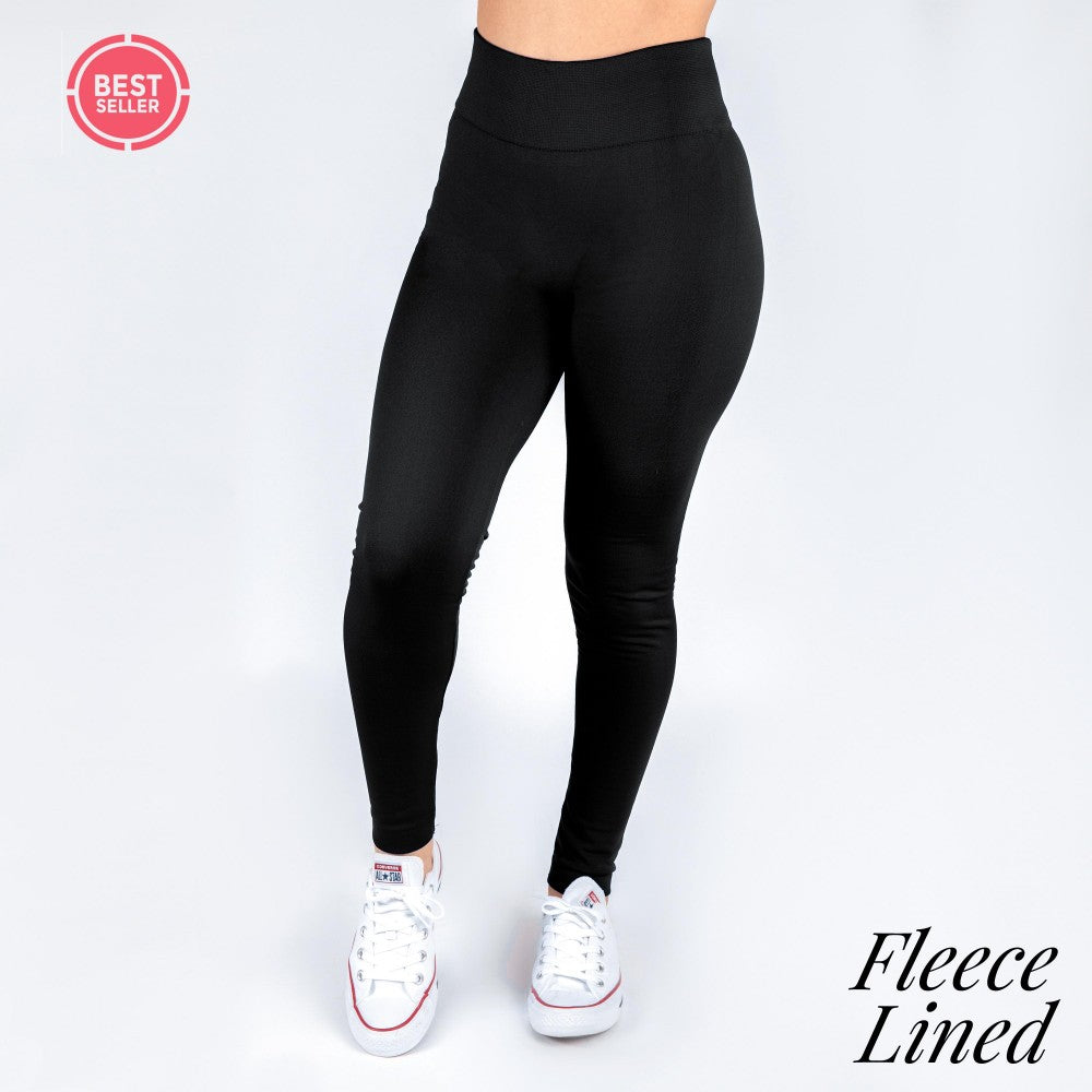 Fleece Lined Black Leggings