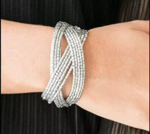 Load image into Gallery viewer, Silver Cuff Bracelet
