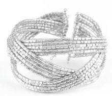 Load image into Gallery viewer, Silver Cuff Bracelet
