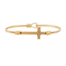Load image into Gallery viewer, Cross Bangle Bracelet by Luca + Danni

