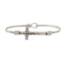 Load image into Gallery viewer, Forever Faith Bangle Bracelet
