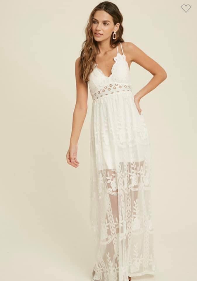 Long Lace Dress