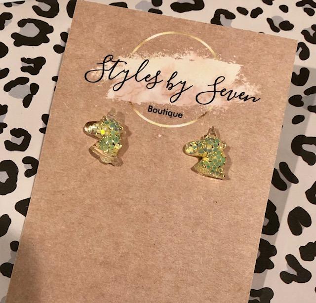 Unicorn Stud Earrings
