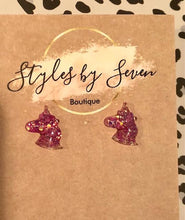 Load image into Gallery viewer, Unicorn Stud Earrings
